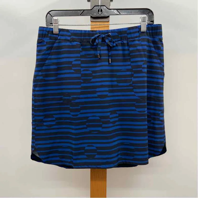 Chico's Women's Size M Blue Stripe Skirt