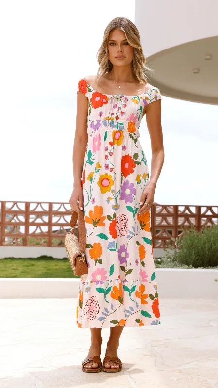 Dallan Maxi Dress - Amsterdam Print