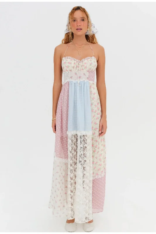 FOR LOVE & LEMONS | Elula Maxi Dress - Pink