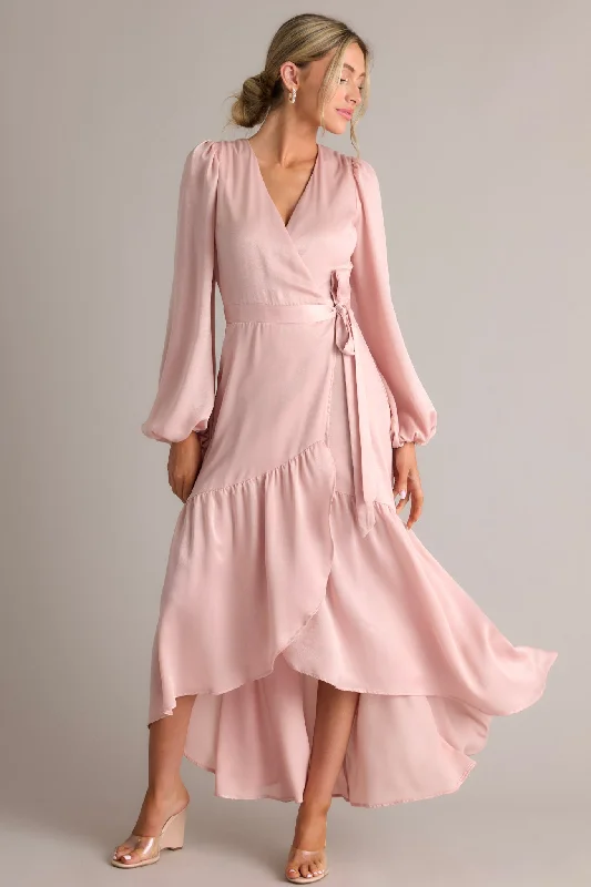 You Enchant Me Dusty Pink Maxi Dress