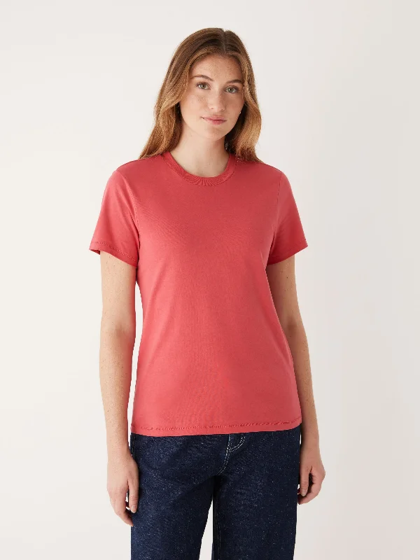 The Essential T-Shirt in Hibiscus Red