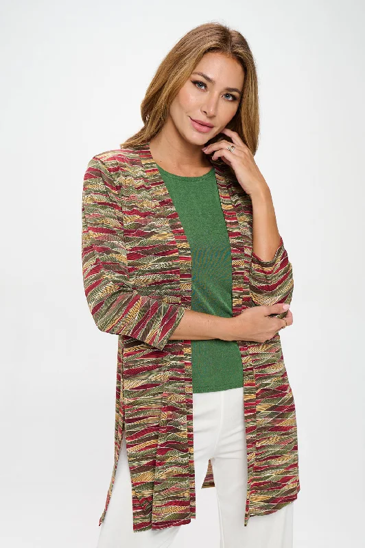 ITY Duster Jacket Quarter Sleeve Print-4071HT-QRP1-W426