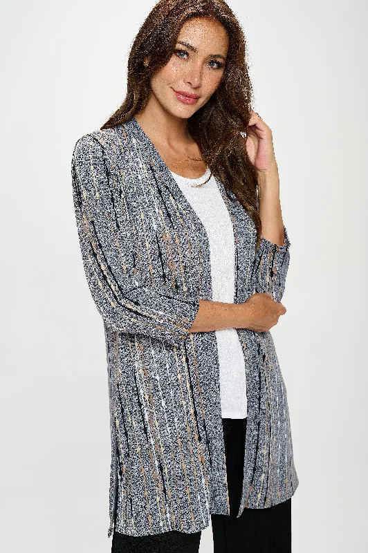 ITY Duster Jacket Quarter Sleeve Print-471HT-QRP1-W399