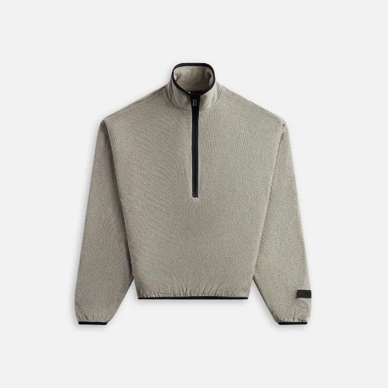 Essentials Half Zip Mockneck - Seal