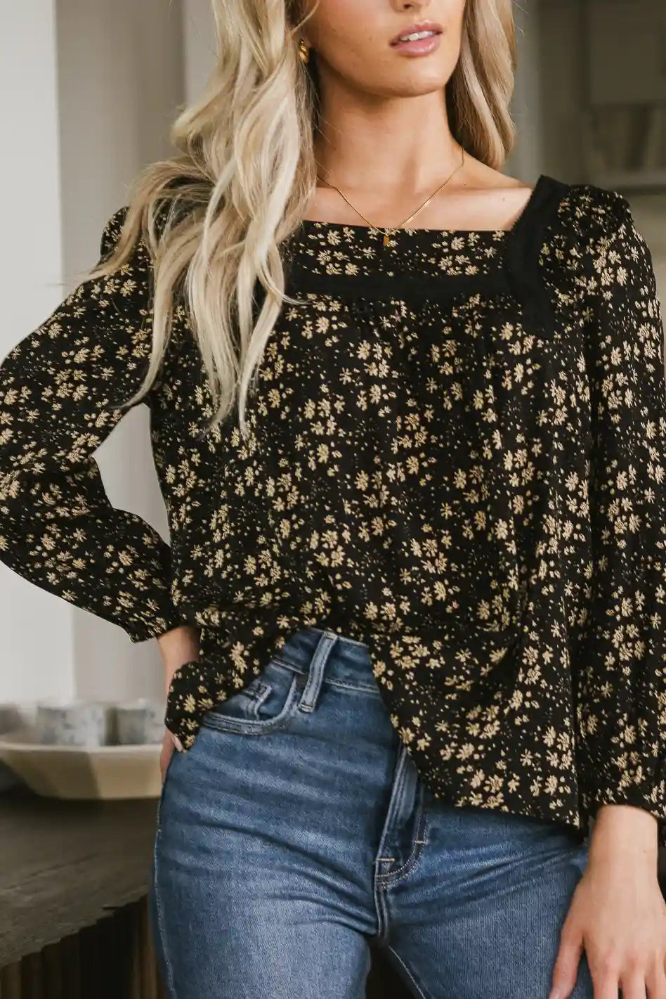 Angela Floral Blouse - FINAL SALE