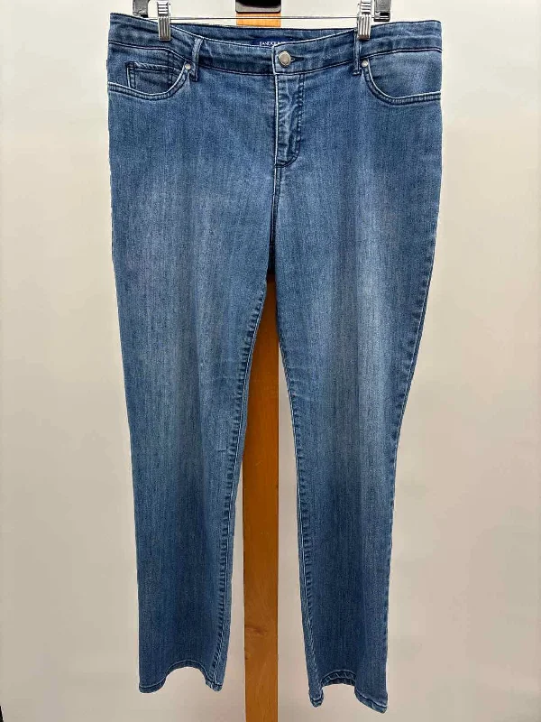 Bandolino Women's Size 12 Blue Solid Jeans