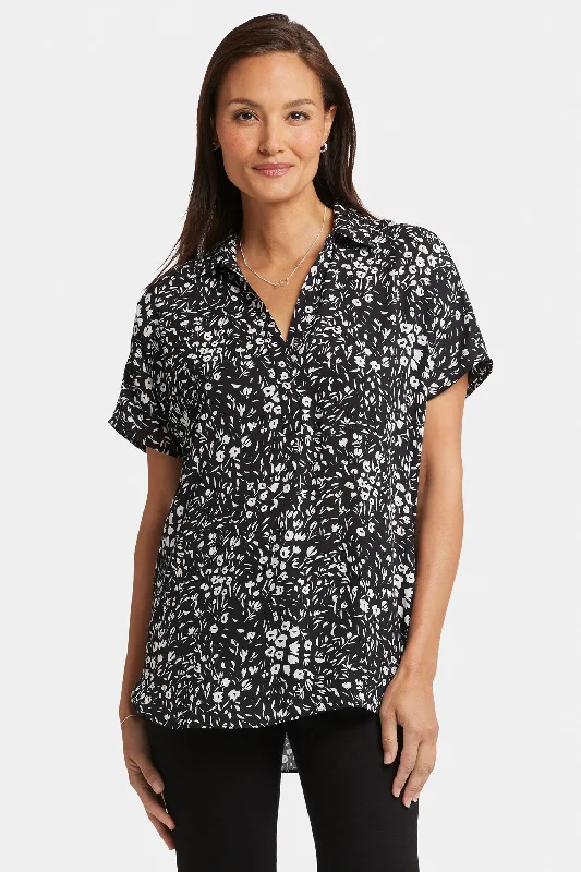 Becky Short Sleeved Blouse - Daniela Ditsy