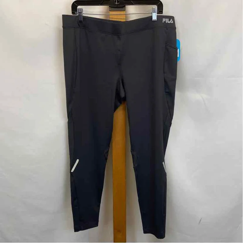 Fila Women's Size XL Gray Solid Leggings