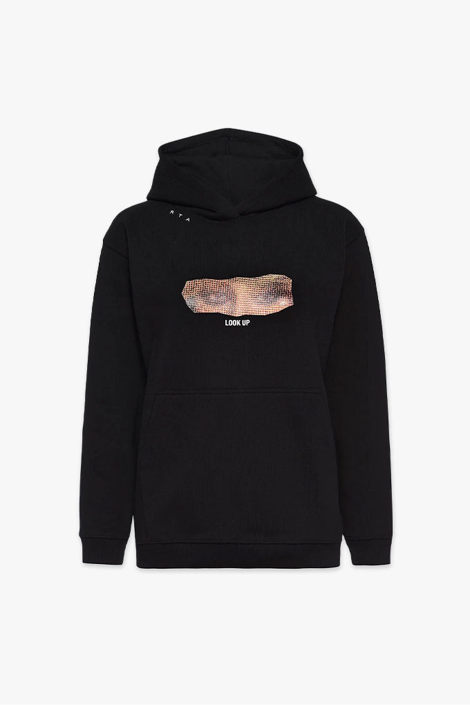 LOOK UP HOODIE | BLACK