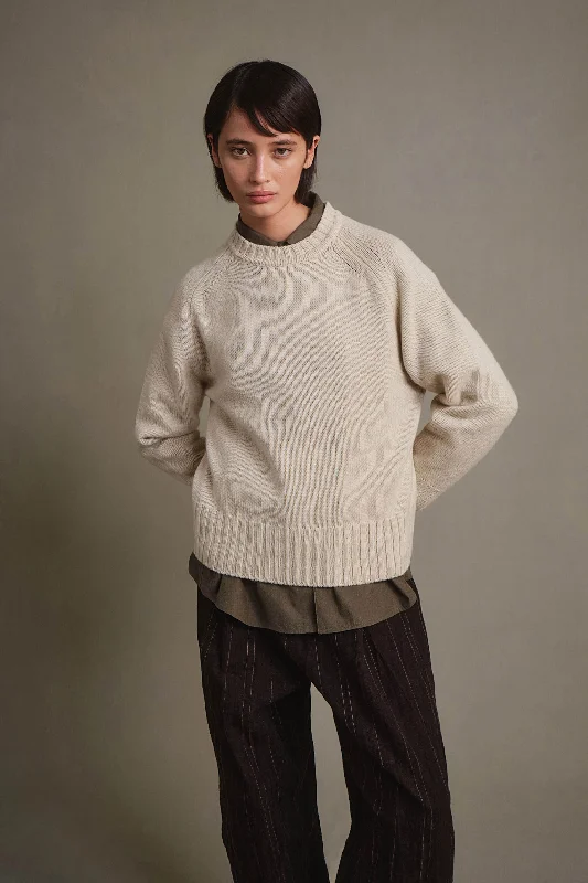 THE WOODSMAN JUMPER / CASHMERE CHALK