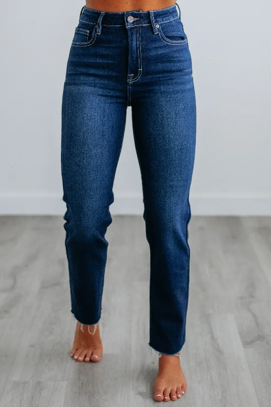 Tracey Hidden Jeans - Dark Wash