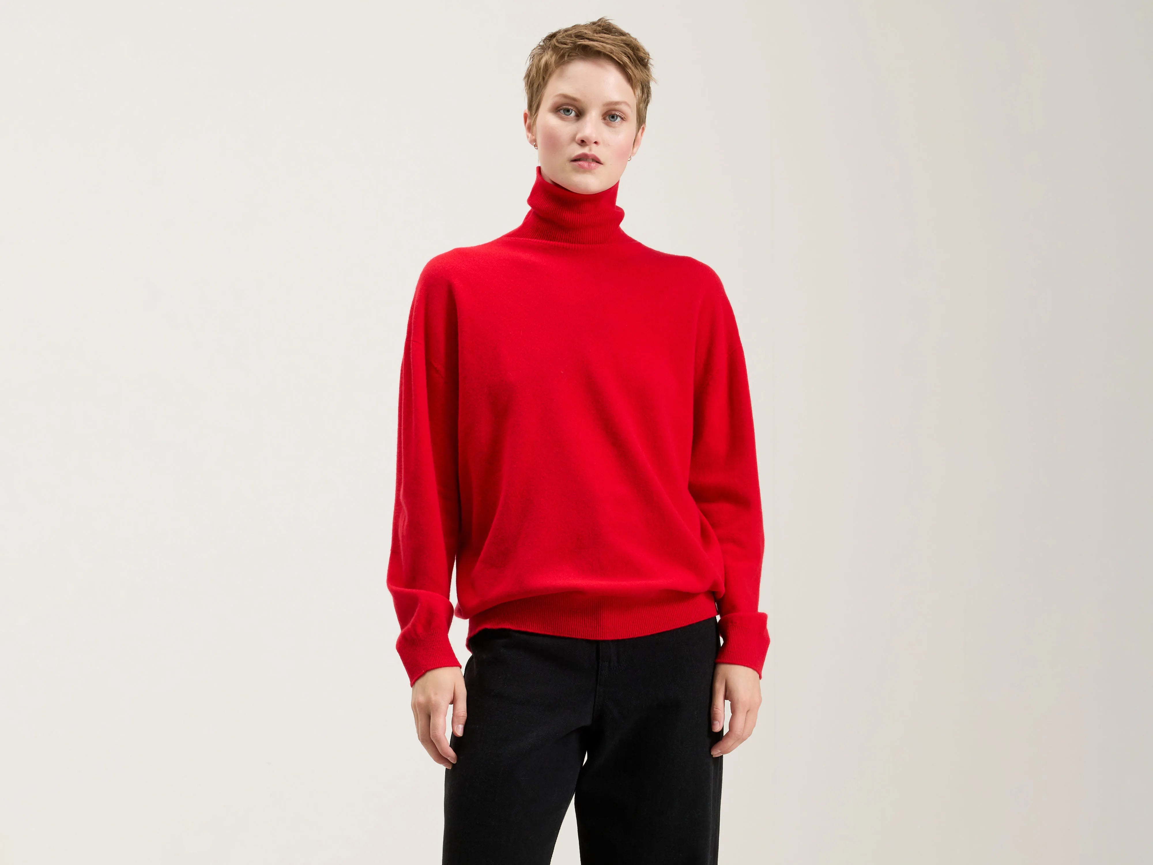 Polly Turtleneck Sweater (242 / W / RED)