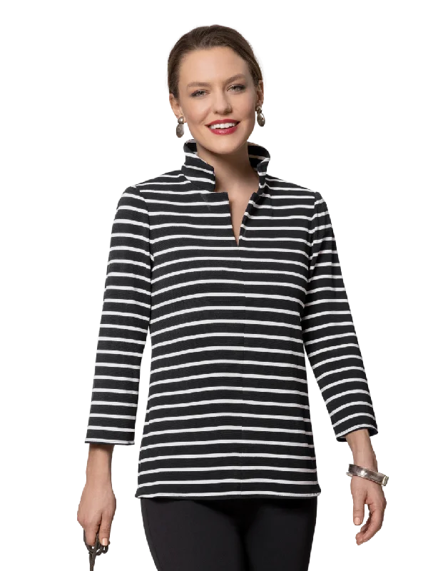 Pique Knit Sailor Stripe Tunic