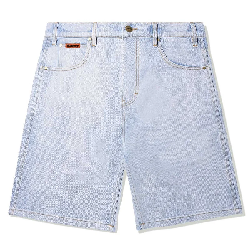 Butter Goods - Baggy Denim Shorts Light Blue