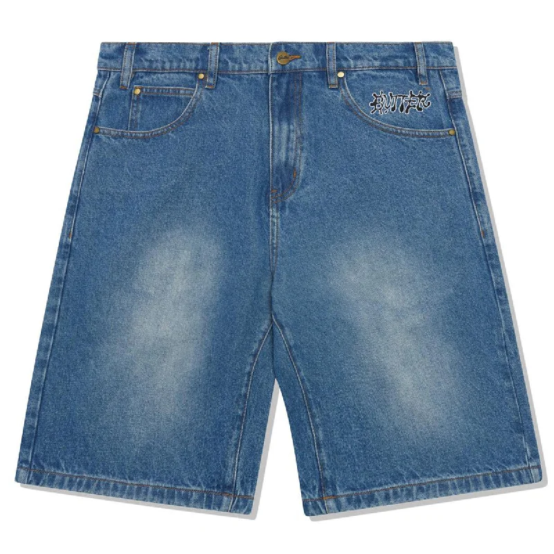 Butter Goods - Ink Denim Shorts Worn Blue