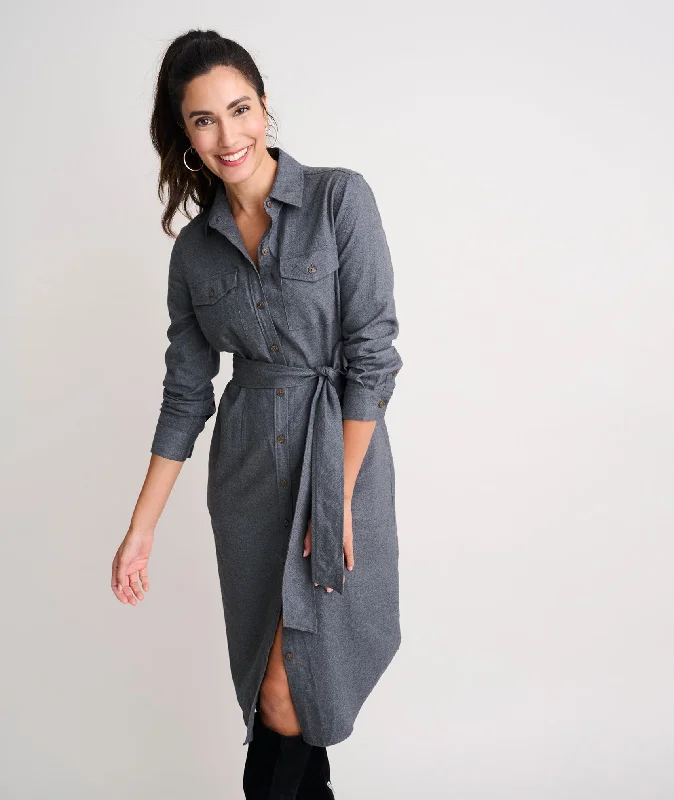 Cotton Midi Colby Shirt Dress