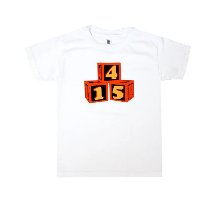 Kids True 415 Blocks T-Shirt White