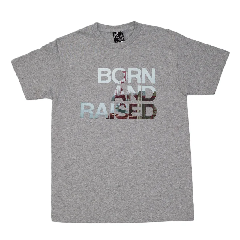 Men's SFCA Born & Raised T-Shirt Heather Grey