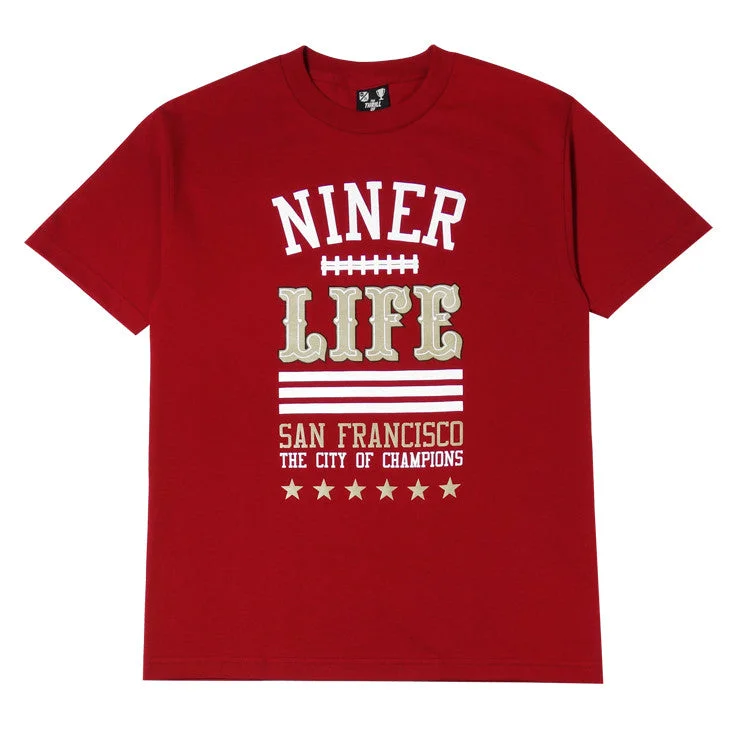 Mens Thrill Of Victory Life T-Shirt Red