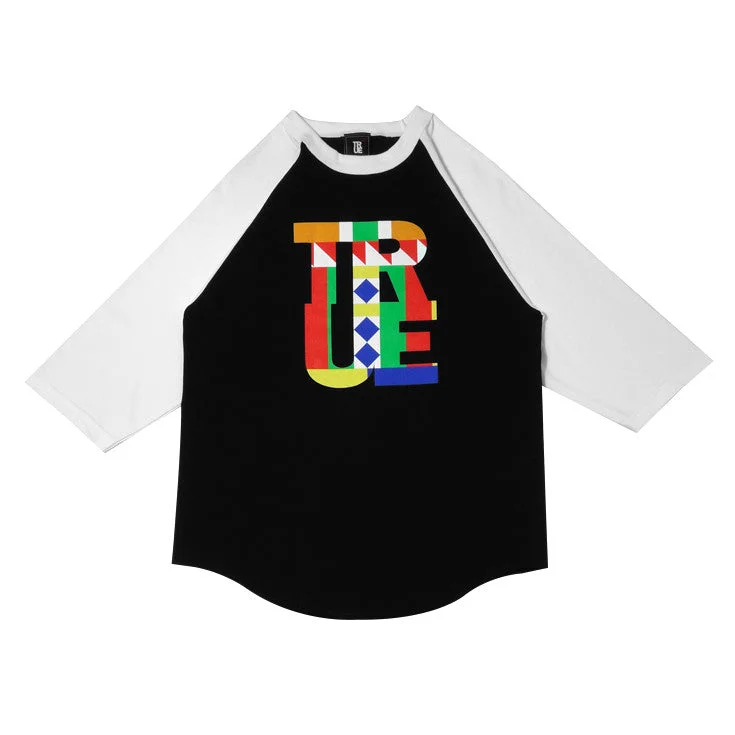 Mens True Vinta Raglan T-Shirt Black