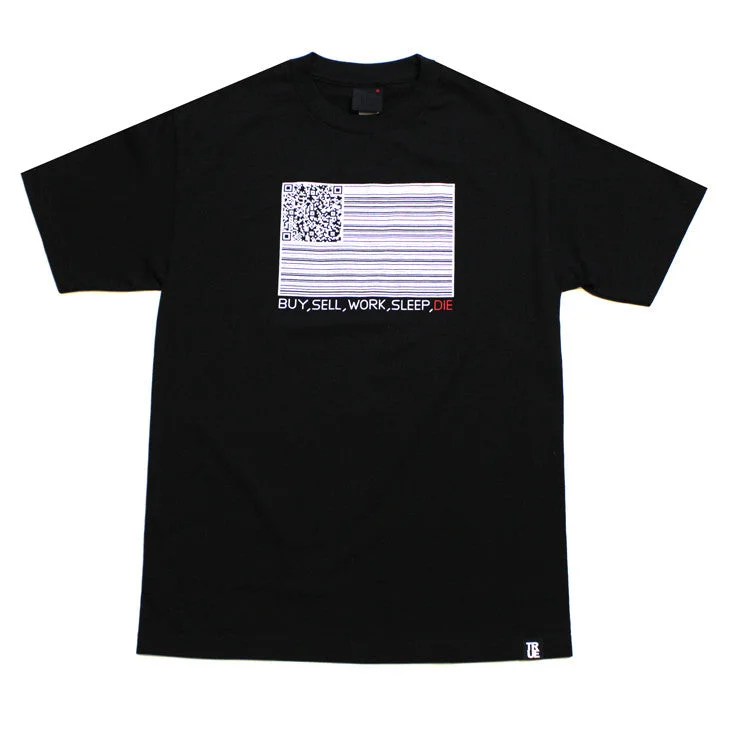 True Mens Buy Sell Die T-Shirt Black