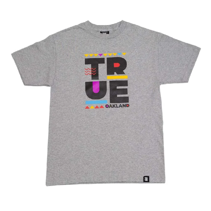 True Men's Word On The Street T-Shirt Heather Grey