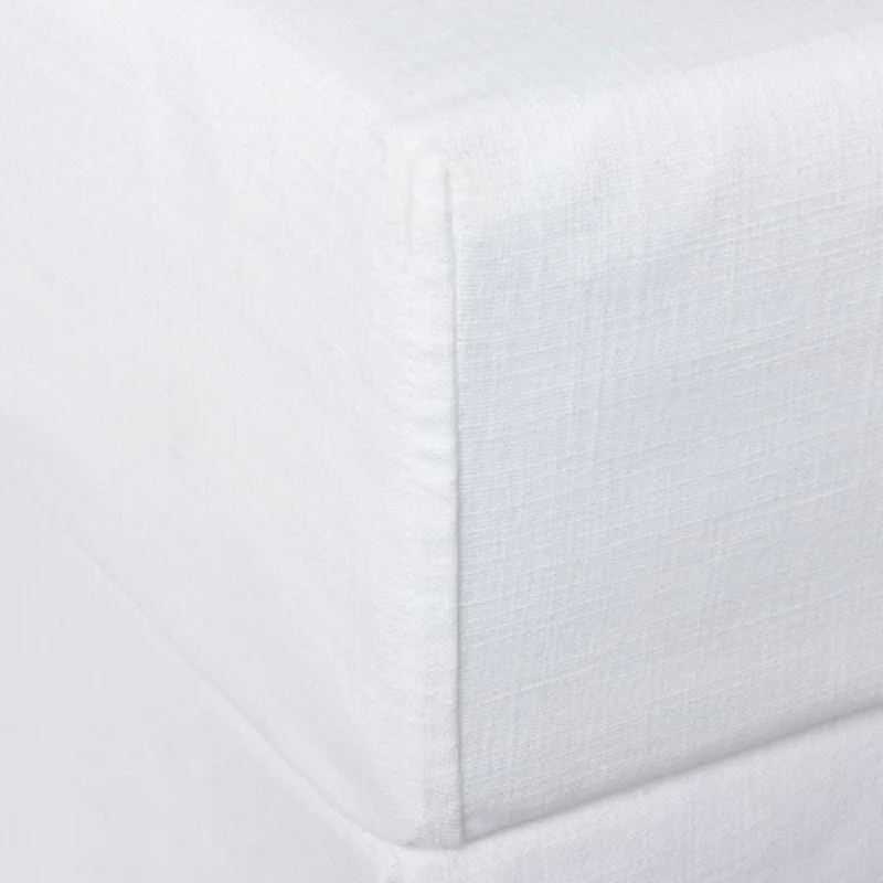 Box Spring Cover, Pure, White, Twin X Long