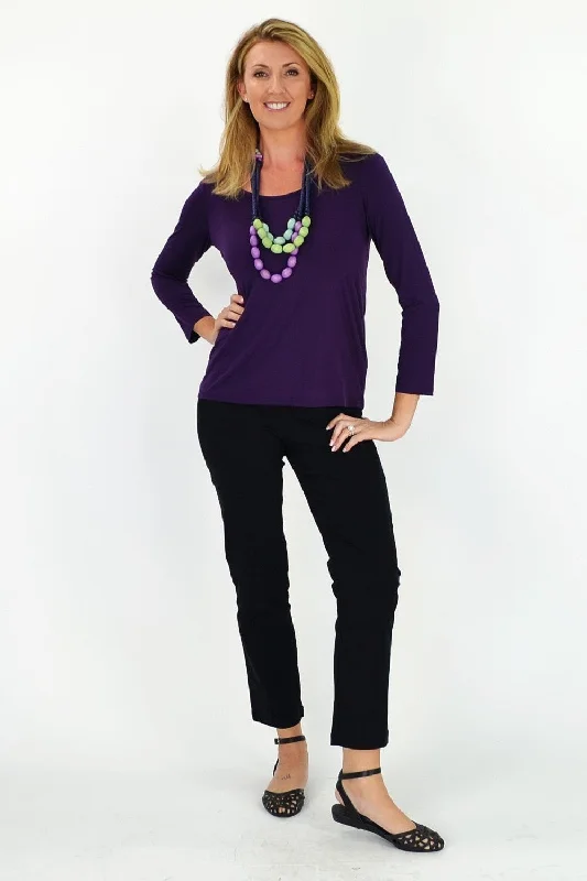 Purple Long Sleeve Basic